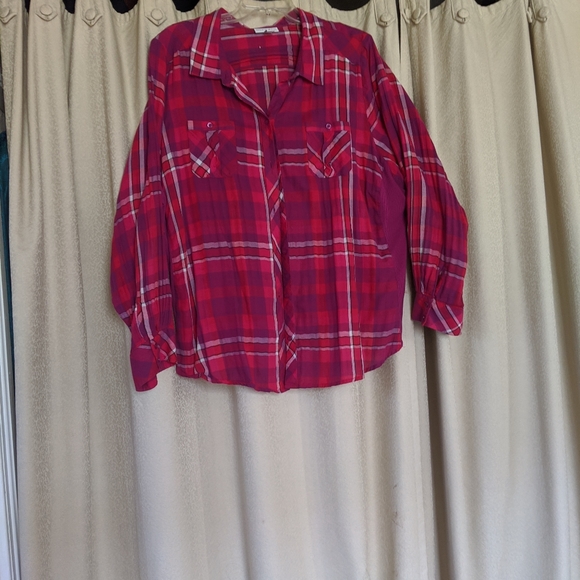 Fashion Bug Plaid Shirt - Picture 1 of 3